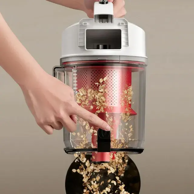 Deerma - Horizontal Canister Vacuum Cleaner - White - 1800 W-3.webp