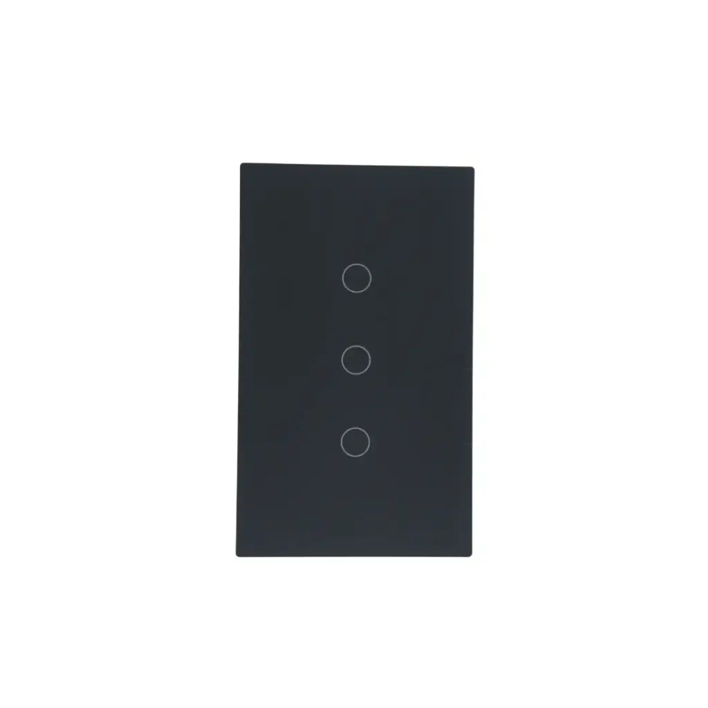 Orvibo Touch Pro Smart Switch （3-Gang）black panel (T70W2ZB)
