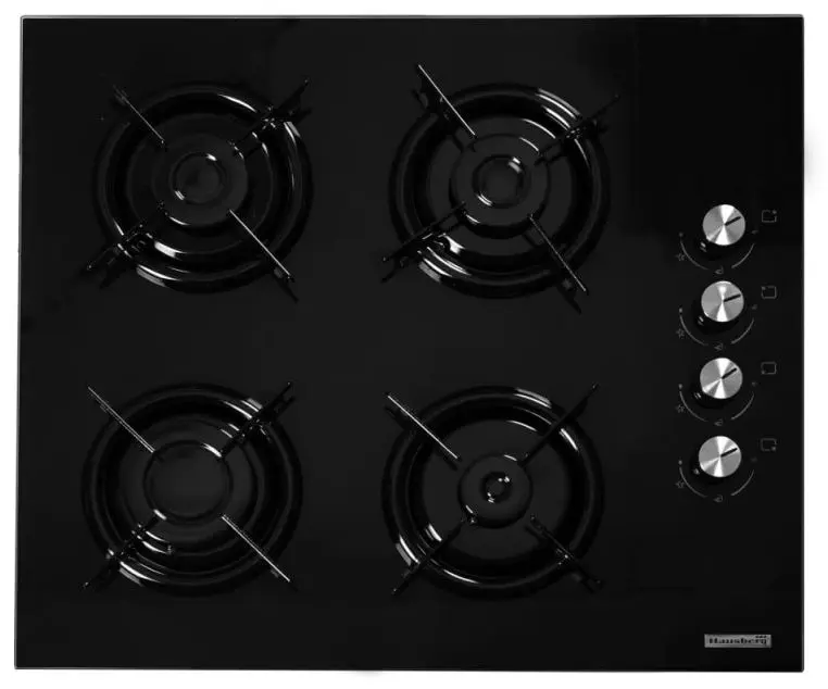 Hausberg HB-563NG Black Glass Built-in Hob