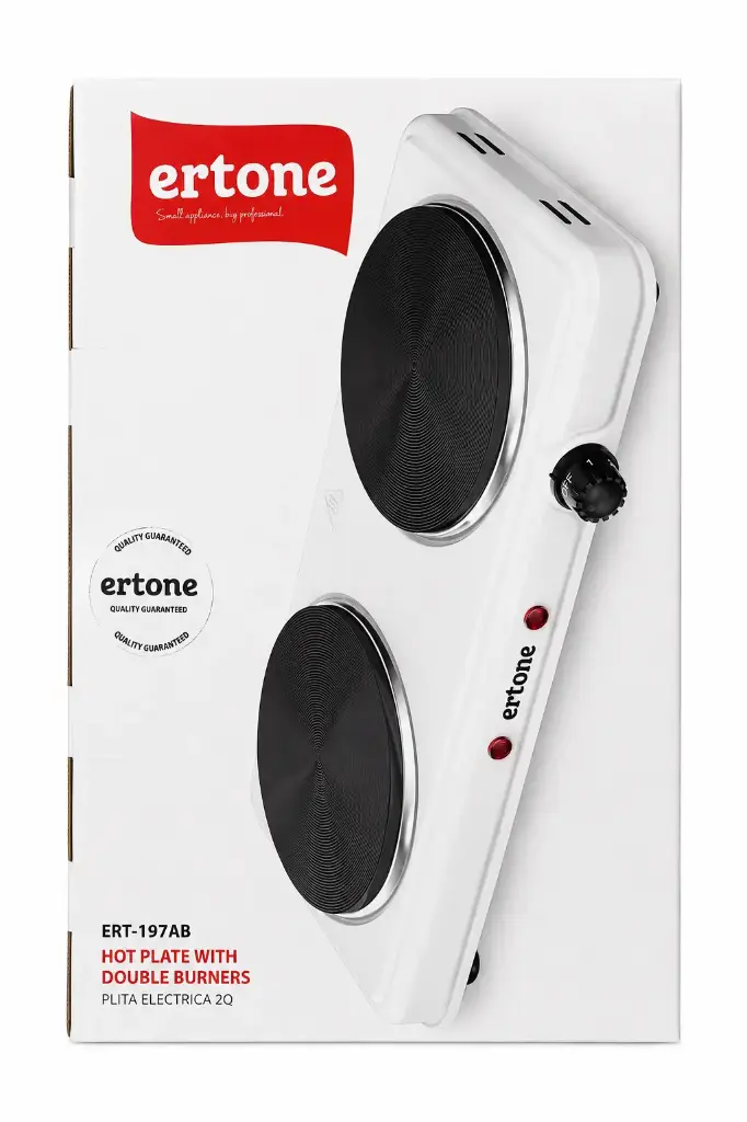 ERTONE ERT-197AB Hot Plate With Double Burners