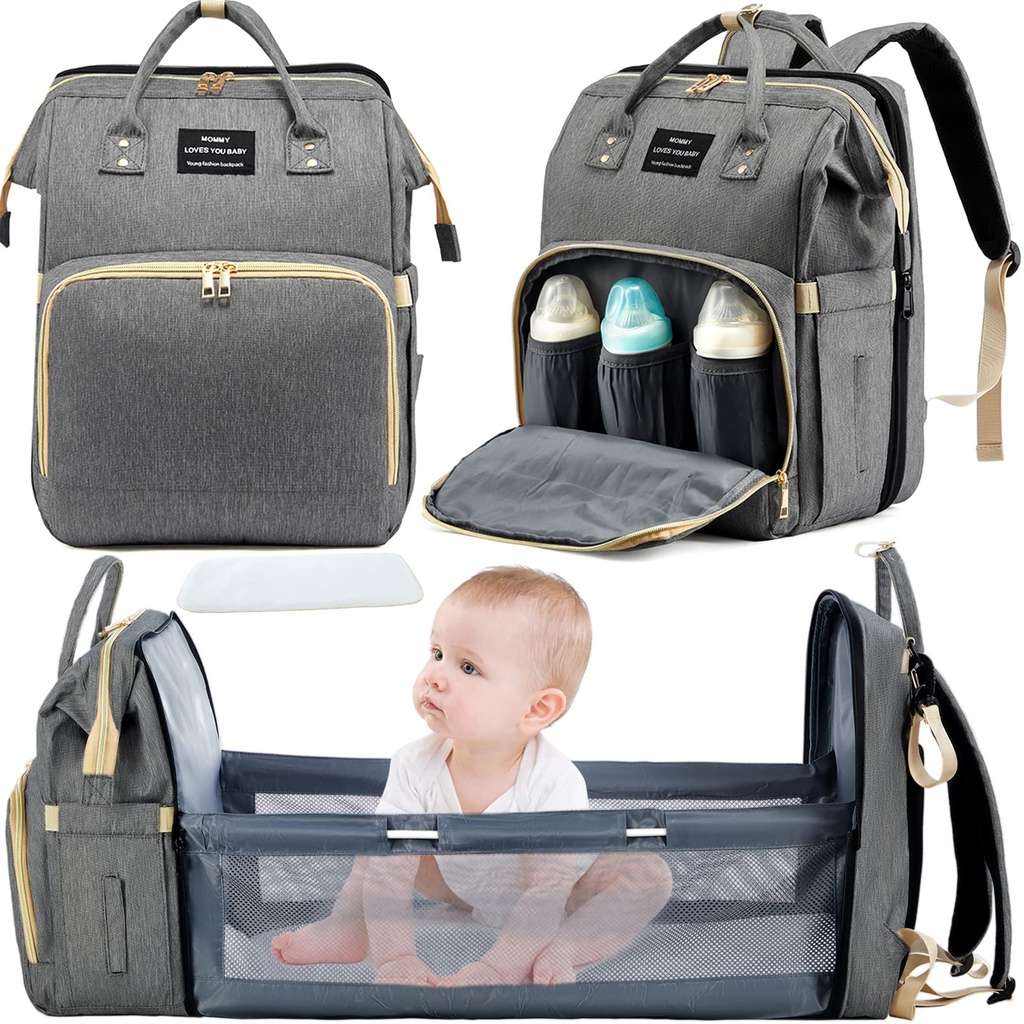 Diaper Bag Grey