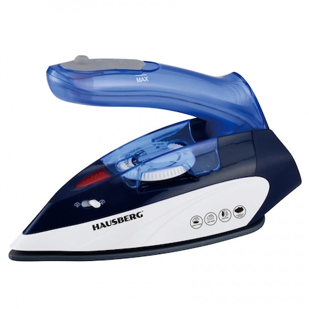 Hausberg Electric Travel Iron With Ceramic Soleplate HB-7810BL