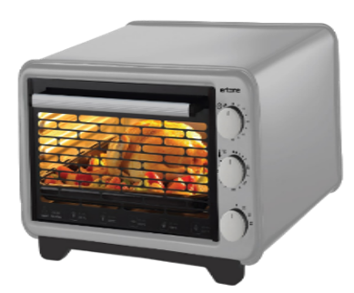 Hausberg Mini Oven ERT-MN 9060GR 36 Liters