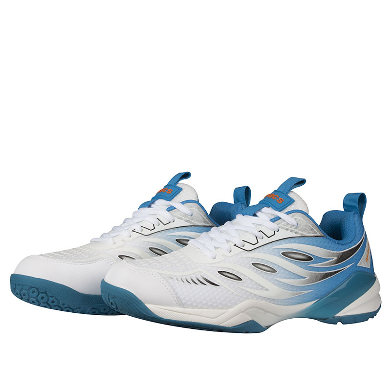 Apacs Shoes White/Blue 670