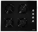 Hausberg HB-563NG Black Glass Built-in Hob