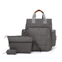 Diaper Bag 3 in 1 Grey