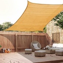 High-density Polyethylene Sunshade Sheet Sand Yellow Color 3.6M x 3.6M 180GSM