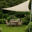 Polyester Triangle Sunshade Sheet Khaki Color 3M x 3M 180GSM
