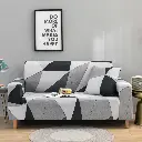 NSF Sofa Cover Black White Grey 3 Seats