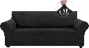 NSF Sofa Cover Black 3 Seats